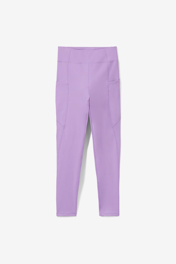 Fila Legging Womens Purple Gym-tastic 3/4 Tight - Ireland 73196-ZWBC